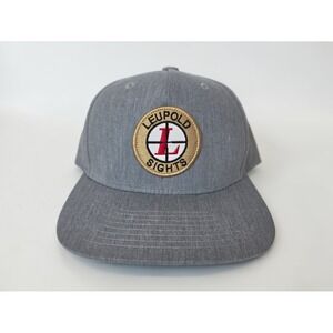 Leupold Sights Snapback Hat Adjustable‎ Solid Gray Cap